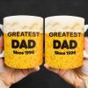 Greatest Dad Since 1996, Beer Bubbles - Personalized Custom Coffee Mug - DAD073_MG