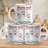Greatness Came From One Risky Move - Family Personalized Custom Mug - Father's Day, Gift For Dad