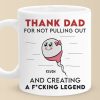 Greatness Came From One Risky Move - Family Personalized Custom Mug - Father's Day, Gift For Dad