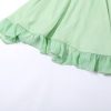 Green Frill Mini Dress