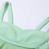 Green Frill Mini Dress