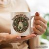Green Thumb Ghost, Personalized Halloween Mug, Haunted by Plants, Fun Gardener Gift with Custom Name