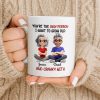 Grow Old And Cranky With, Cartoon Couple - Personalized Custom Coffee Mug - CPL990_MG