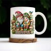 Grow Old With Me Gnome Mug Featuring Birds and Flowers - Personalized Custom Coffee Mug - CPL176_MG