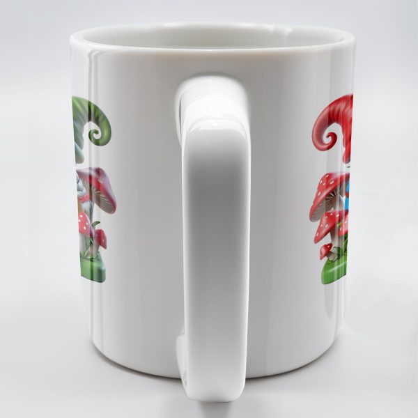 Growing Old Together Anniversary Gift Featuring Gnomes - Personalized Custom Coffee Mug - CPL187_MG