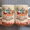 Growing Old Together, Elderly Couple Design - Personalized Custom Coffee Mug - CPL1269_MG