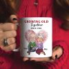 Growing Old Together Personalized Old Couple Mug, Gift For Couple