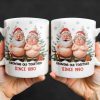 Growing Old Together Santa Claus Christmas Design - Personalized Custom Coffee Mug - CPL798_MG
