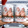 Growing Old Together Santa Claus Christmas Design - Personalized Custom Coffee Mug - CPL798_MG