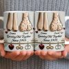 Growing Old Together With Hearts And Symbols - Personalized Custom Coffee Mug - CPL1317_MG