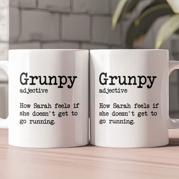 Grunpy Runner - Personalized Mug