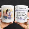 Guardian Angel In Heaven Called Mom - Personalized Custom Coffee Mug - HME238_MG