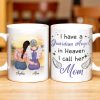 Guardian Angel In Heaven Called Mom - Personalized Custom Coffee Mug - HME238_MG