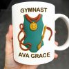 Gymnast, Leotard, Medal, and Ribbon - Personalized Custom Coffee Mug - GRAD300_MG