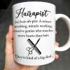Hairapist Creative Genius Who Touches Hearts - Personalized Custom Coffee Mug - JBS025_MG