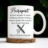Hairapist Creative Genius Who Touches Hearts - Personalized Custom Coffee Mug - JBS025_MG