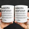 Hakuna Mafuckit, Let The Show Carry On - Personalized Custom Coffee Mug - COL098_MG