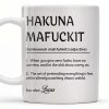 Hakuna Mafuckit, Let The Show Carry On - Personalized Custom Coffee Mug - COL098_MG