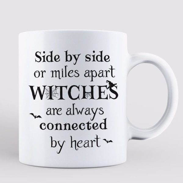 Halloween Doll Besties Best Friends Sisters Sitting Personalized Mug