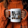 Halloween Goose in Costume Personalized Mug, Spooky Fall Geese Gift with Custom Name