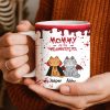 Halloween Mommy Daddy Of The Monsters Cats Personalized Mug