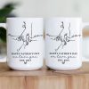 Hand Holding Happy Father's Day We Love You - Personalized Mug