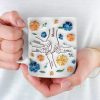 Hand In Hand, Heart To Mom - Family Personalized Custom 3D Inflated Effect Printed Mug - New Arrival, Mother's Day, Gift For Mom, Grandma