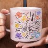 Hand In Hand Will Always Protect You Mom Nana - Personalized Marble Mug