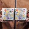 Hand In Hand Will Always Protect You Mom Nana - Personalized Marble Mug