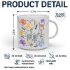 Hand In Hand Will Always Protect You Mom Nana - Personalized Marble Mug