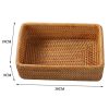 Hand-Woven Rattan Organizer