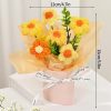 Hand-Woven Rose Flower Bouquet Artificial Flowers for Birthday and Valentine's Day