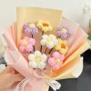 Hand-Woven Rose Flower Bouquet Artificial Flowers for Birthday and Valentine's Day