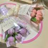 Hand-Woven Rose Flower Bouquet Artificial Flowers for Birthday and Valentine's Day