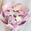 Hand-Woven Rose Flower Bouquet Artificial Flowers for Birthday and Valentine's Day