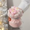 Hand-Woven Rose Flower Bouquet Artificial Flowers for Birthday and Valentine's Day