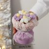 Hand-Woven Rose Flower Bouquet Artificial Flowers for Birthday and Valentine's Day