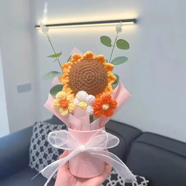Handcrafted Crochet Rose Bouquet
