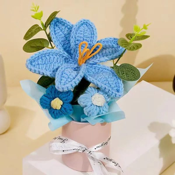 Handcrafted Crochet Rose Bouquet