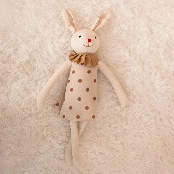 Handmade Bunny Plush in Cloth Dress