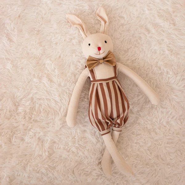 Handmade Bunny Plush in Cloth Dress