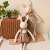 Handmade Bunny Plush in Cloth Dress