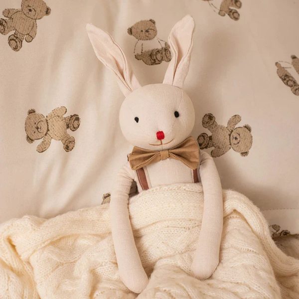 Handmade Bunny Plush in Cloth Dress