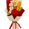 Handmade Crochet Red Rose Bouquet for Special Occasions