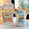 Handmade Crochet Rose and Sunflower Bouquet for Special Occasions