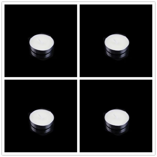 Handmade Soy Tea Light Candles 4-Pack for Romantic Dinner