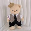 Handmade Teddy Bear Plush Doll with Outfit 30cm
