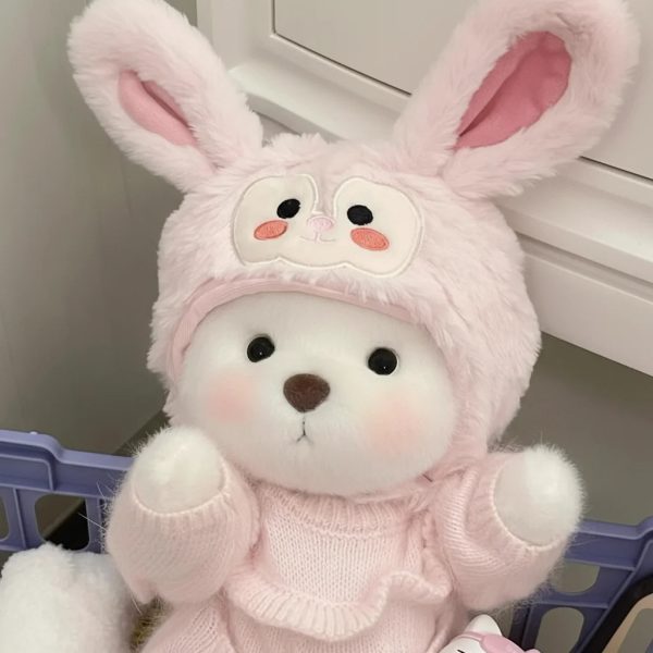 Handmade Teddy Bear Plush Doll with Outfit 30cm