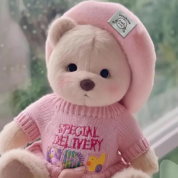 Handmade Teddy Bear Plush Doll with Outfit 30cm