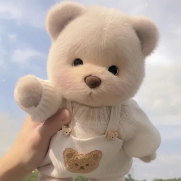 Handmade Teddy Bear Plush Doll with Outfit 30cm